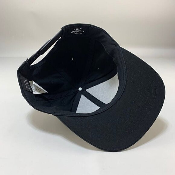 O'Neill Hawaii Mens Black Mid Profile Snapback Hat - Picture 4 of 6